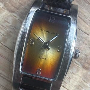 Panama Jack Silver and Gradient Brown Watch